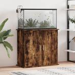 vidaXL Aquariumstandaard 81x36x73 cm bewerkt hout gerookt, Dieren en Toebehoren, Vissen | Aquaria en Toebehoren, Verzenden, Nieuw