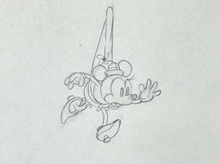 Walt Disney - Minnie Mouse animatie tekening - Building a, Collections, Disney