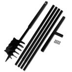 vidaXL Grondboor met handvat 180 mm en verlengstukken 5 m, Doe-het-zelf en Bouw, Verzenden, Nieuw