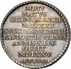 Suisse, Zürich Historical Medal 1719 Heinrich Bullinger,, Postzegels en Munten