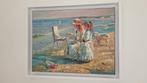 Francis Cristaux (1950) - Art au bord de la mer, Antiek en Kunst, Kunst | Schilderijen | Klassiek