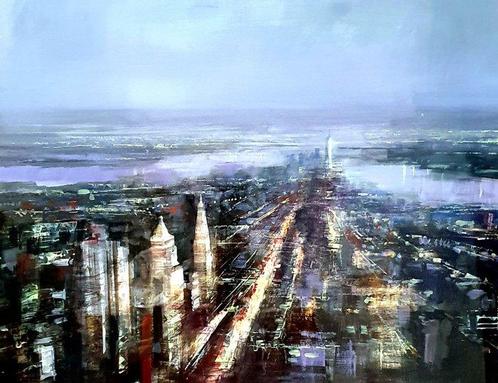 Cristina Bergoglio - Capturing the light of New York - NO, Antiek en Kunst, Kunst | Schilderijen | Modern