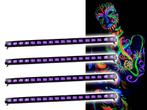 Ibiza Light LED-UVBAR18-4 Wash Blacklight 18x 3W 4 Pack, Muziek en Instrumenten, Licht en Laser, Nieuw