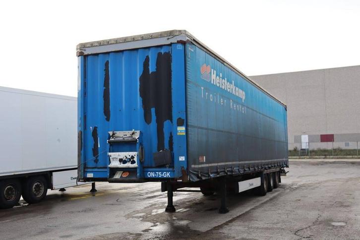 Veiling: Schuifzeiloplegger Krone SD 39000kg 2014, Auto's, Vrachtwagens, Ophalen