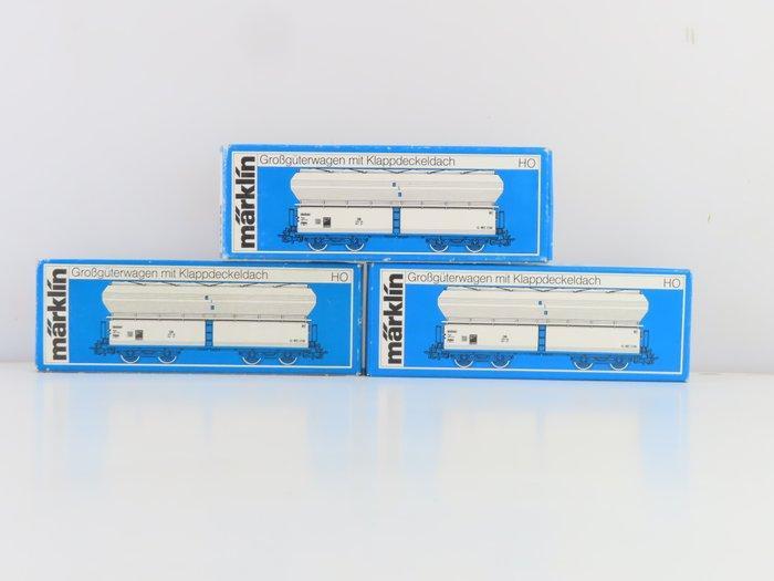 Märklin H0 - 4626 - Modeltrein goederenwagon (3) - 3x, Hobby en Vrije tijd, Modeltreinen | H0