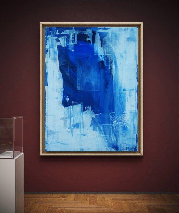 H. Friedel - Ice Drift, Antiek en Kunst, Kunst | Schilderijen | Modern