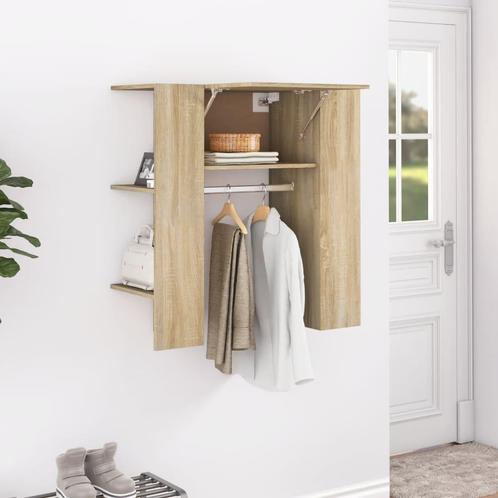 vidaXL Halmeubel 97,5x37x99 cm bewerkt hout sonoma, Huis en Inrichting, Kasten | Overige, Nieuw, Verzenden