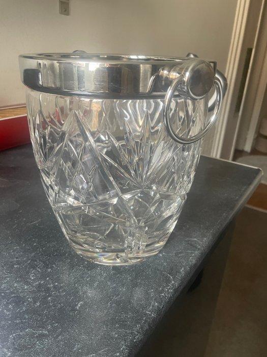 Champagne koeler - Kristal, Verzilverd - champagnezegel, Antiek en Kunst, Antiek | Meubels | Tafels