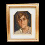 Scuola Italiana (XX), a firma Sofia - Ritratto di Giovane
