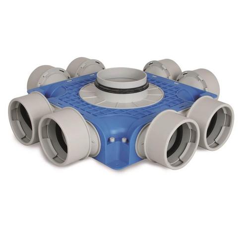 Vent-Axia Uniflexplus + instortverdeler 8x, Bricolage & Construction, Ventilation & Extraction, Envoi