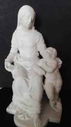 sculptuur, Leducazione di Gesù bambino - 40 cm - Marmer