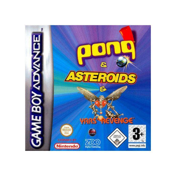 Pong / Asteroids / Yars Revenge - Gameboy Advance (Losse..., Games en Spelcomputers, Games | Nintendo Game Boy, Zo goed als nieuw