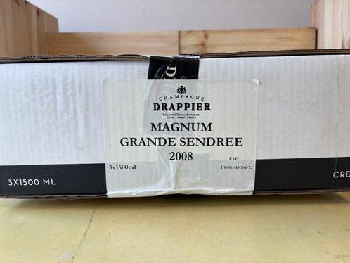 2008 Champagne Drappier Grande Sendrée - Champagne - 3, Verzamelen, Wijnen