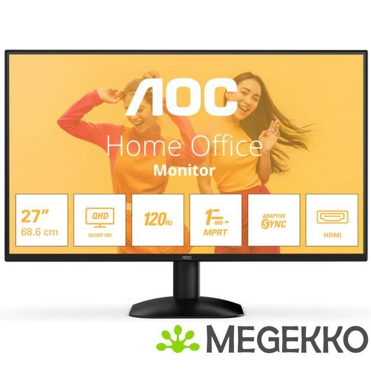 AOC B3 Q27B35S3 27  QHD 120Hz IPS Monitor, Computers en Software, Overige Computers en Software, Nieuw, Verzenden