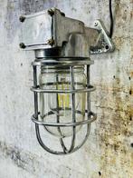 Scheepslamp - Glas, Aluminium, Antiek en Kunst