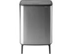 Brabantia Bo Touch Bin Hi - Prullenbak - 60 liter - Matt, Verzenden, Zo goed als nieuw