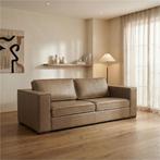 Leren bank Fine - 3 zits, Huis en Inrichting, Zetels | Zetels, Nieuw, Ophalen of Verzenden, Eigentijds, Klassiek, Modern, 200 tot 250 cm