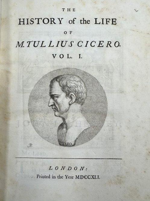 Conyers Middleton - The History of the Life of M. Tullius, Antiek en Kunst, Antiek | Boeken en Manuscripten