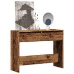 vidaXL Table console vieux bois 100x35x76,5 cm bois, Verzenden, Neuf