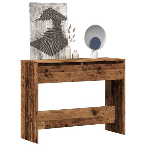 vidaXL Table console vieux bois 100x35x76,5 cm bois, Maison & Meubles, Tables | Tables de salon, Neuf, Envoi