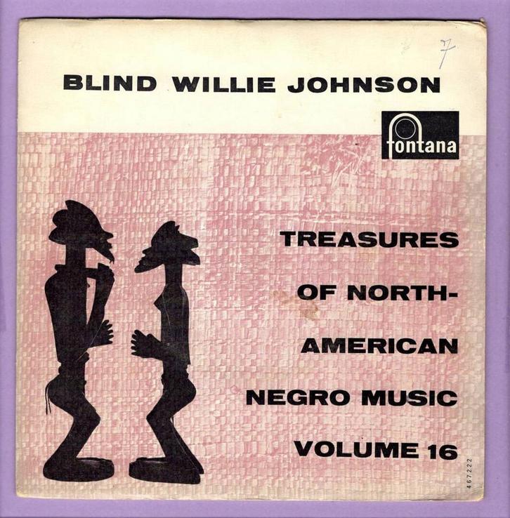 Blind Willie Johnson – Treasures Of North-American Negro Mus, Cd's en Dvd's, Vinyl Singles, Ophalen of Verzenden