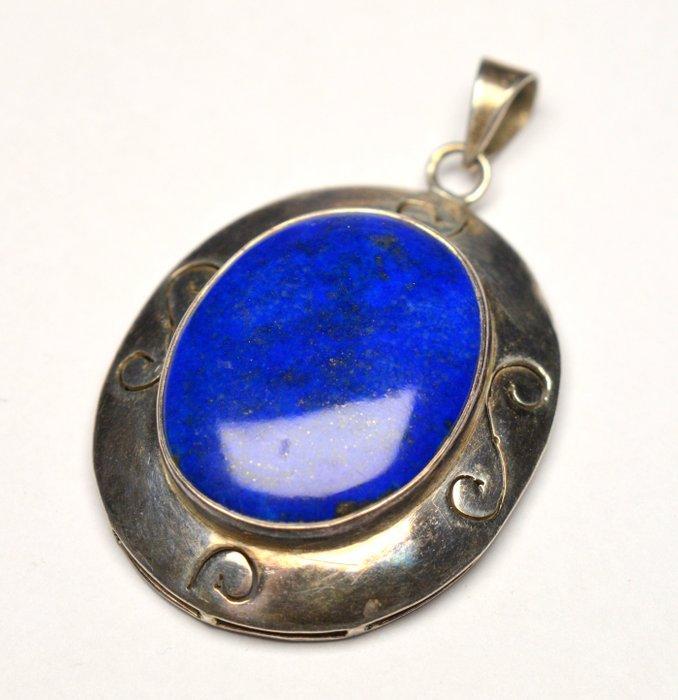 Lapis lazuli - 925 zilver - blauwe lapis lazuli - 16,11 g -, Collections, Minéraux & Fossiles