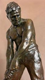 Victor Demanet - Sculpture, Le Marteau - 35 cm - Bronze, Antiquités & Art