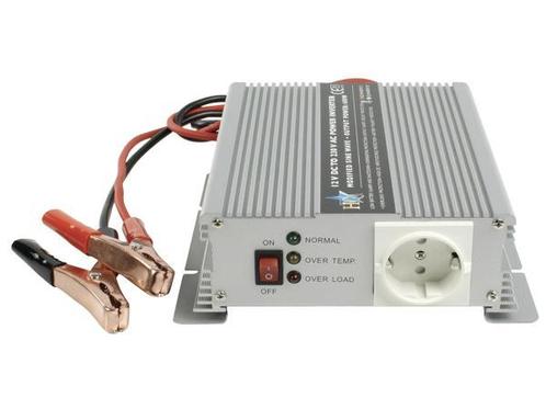 Veiling - HQ HQ-INV600W/12 omvormer 12-230V 600W, Auto diversen, Auto-accessoires, Nieuw