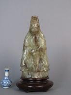 Figuur - Standing Guanyin  Holding a Bead Necklace - Qing -, Antiek en Kunst