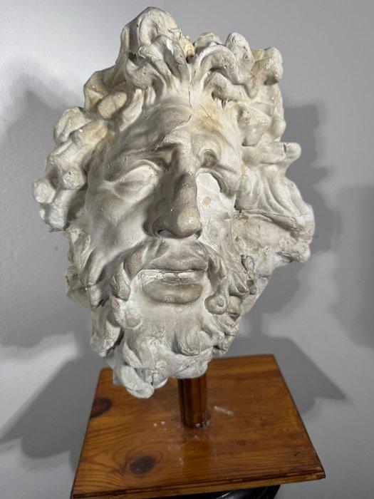 sculptuur, Scultura antica Testa Laoconte maschera gesso -, Antiek en Kunst, Antiek | Keramiek en Aardewerk
