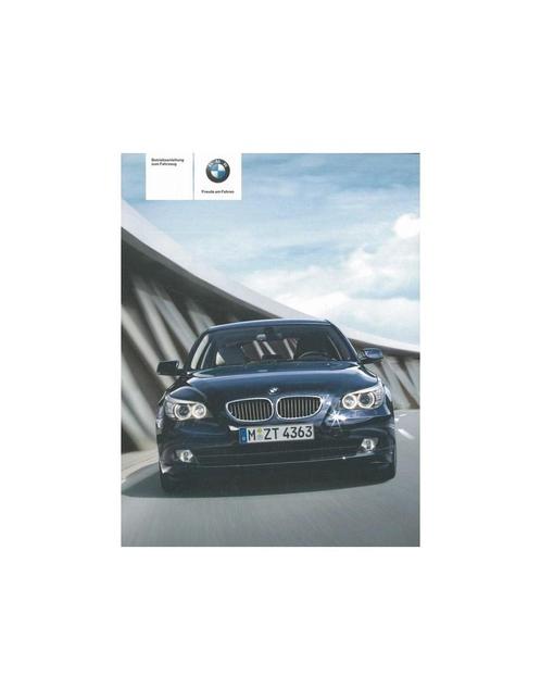 2008 BMW 5 SERIE INSTRUCTIEBOEKJE DUITS, Auto diversen, Handleidingen en Instructieboekjes