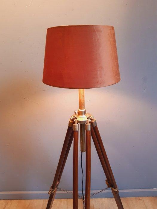 Statief vloerlamp - Messing - driepoot, Antiek en Kunst, Curiosa en Brocante