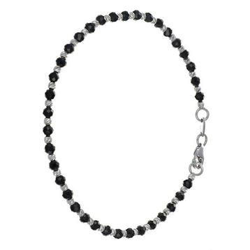 Armband - 18 karaat Witgoud Onyx
