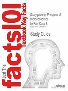 Studyguide for Principles of Microeconomics by . Case, Fair,, Boeken, Overige Boeken, Zo goed als nieuw, Verzenden