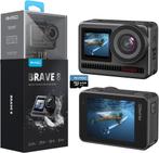 Action Camera - Waterdicht - 48MP - Zwart - Brave 8 - AKASO, Audio, Tv en Foto, Actiecamera's, Verzenden, Nieuw