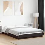 vidaXL Bedframe met LED-verlichting bruin eikenkleurig, Huis en Inrichting, Slaapkamer | Bedden, Verzenden, Nieuw