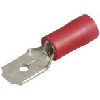 50x Kabelschoen vlakstekker rood 0,5 - 1,5mm² kabel, Ophalen of Verzenden, Nieuw