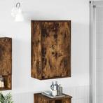 vidaXL Badkamerkast Gerookt eiken 39 x 23.5 x 65 cm Bewerkt, Huis en Inrichting, Verzenden, Nieuw