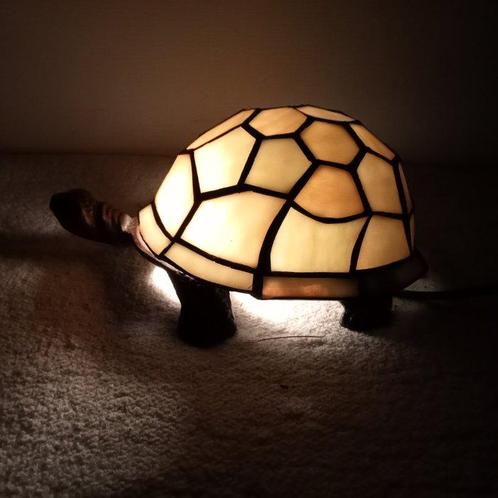 Tiffany-style - Tafellamp - Tiffany turtle tafellamp -, Antiek en Kunst, Curiosa en Brocante