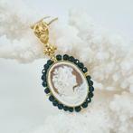 Zilver, Verguld - Ketting met hanger - CAMMEO met de hand