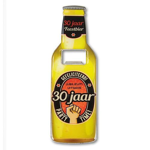 Bieropener 30 Jaar 18,5cm, Hobby en Vrije tijd, Feestartikelen, Nieuw, Verzenden