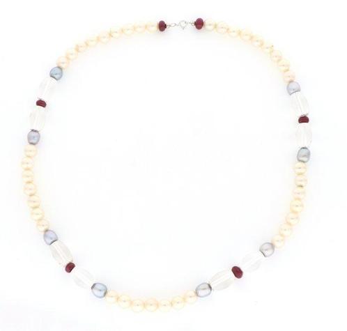 Sans Prix de Réserve - Collier - 18 carats Or blanc, Handtassen en Accessoires, Kettingen
