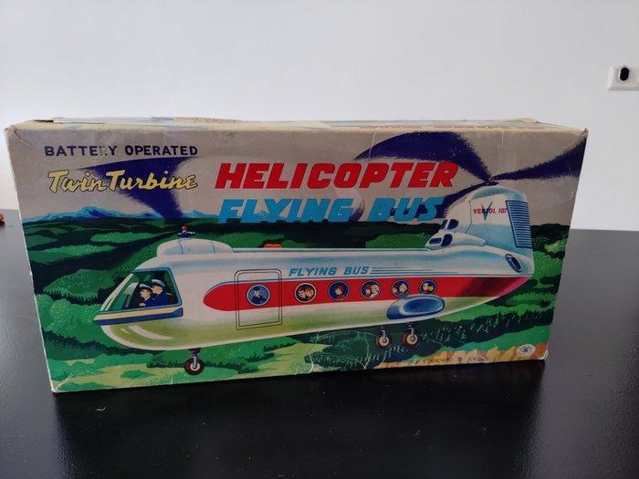 Masudaya - Blikken speelgoed - Battery Operated Twin Turbine, Antiek en Kunst, Antiek | Speelgoed