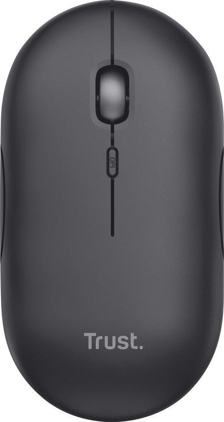 Compacte muis Trust PUCK WIRELESS MOUSE BLACK (Elektronica), Computers en Software, Muizen, Nieuw, Verzenden