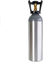 co2 fles aluminium 2 kg - horizontale aansluiting, Verzenden, Nieuw