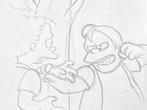 The Simpsons - 1 Originele animatietekening van Nelson,, Cd's en Dvd's, Nieuw in verpakking
