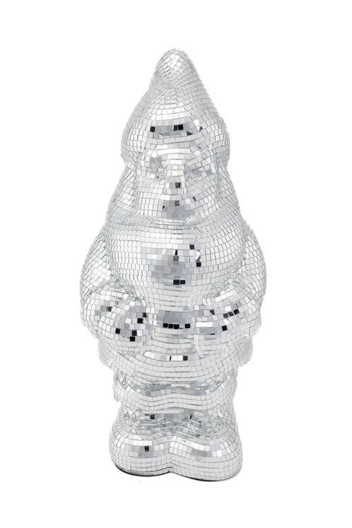 Kabouter Spiegeltjes Zilver Tuinkabouter Discobal Pop Beeld, Hobby en Vrije tijd, Feestartikelen, Nieuw, Ophalen of Verzenden