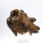 Zeldzame RUSSISCHE ROOKKWARTS, licht CITRIEN, met GEKRUISTE, Verzamelen, Mineralen en Fossielen