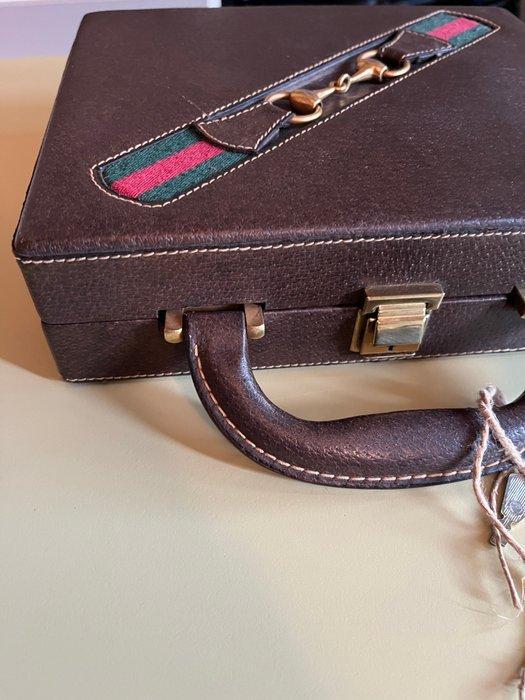 Gucci - Bordspel - Valigetta da gioco vintage - Pelle, Antiek en Kunst, Antiek | Overige Antiek