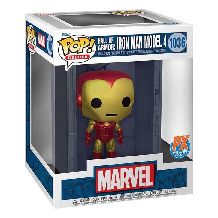 Funko pop! Deluxe 1036 Hall of armor: Iron man Model 4, Verzamelen, Poppetjes en Figuurtjes, Nieuw, Ophalen of Verzenden